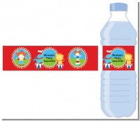Circus - Personalized Birthday Party Water Bottle Labels