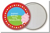 Circus Cotton Candy - Personalized Birthday Party Pocket Mirror Favors