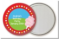 Circus Cotton Candy - Personalized Birthday Party Pocket Mirror Favors