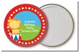 Circus Lion - Personalized Birthday Party Pocket Mirror Favors