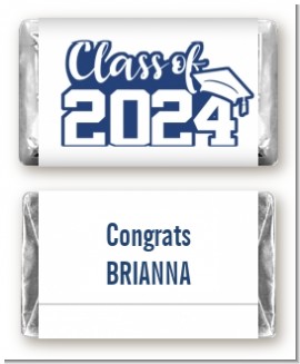 Class of 2023 Grad - Personalized Graduation Party Mini Candy Bar Wrappers