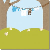 Clothesline It's A Boy Baby Shower Theme