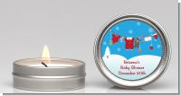 Clothesline Christmas - Baby Shower Candle Favors