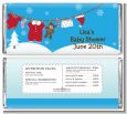 Clothesline Christmas - Personalized Baby Shower Candy Bar Wrappers thumbnail