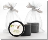 Clothesline It's A Baby - Baby Shower Black Candle Tin Favors
