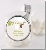 Clothesline It's A Baby - Personalized Baby Shower Candy Jar