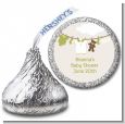 Clothesline It's A Baby - Hershey Kiss Baby Shower Sticker Labels thumbnail