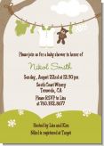 Clothesline It's A Baby - Baby Shower Invitations