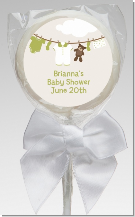 Clothesline It's A Baby - Personalized Baby Shower Lollipop Favors