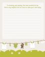 Clothesline It's A Baby - Baby Shower Notes of Advice thumbnail