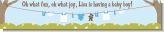 Clothesline It's A Boy - Personalized Baby Shower Banners