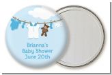 Clothesline It's A Boy - Personalized Baby Shower Pocket Mirror Favors