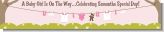 Clothesline It's A Girl - Personalized Baby Shower Banners