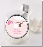 Clothesline It's A Girl - Personalized Baby Shower Candy Jar