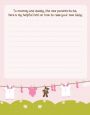 Clothesline It's A Girl - Baby Shower Notes of Advice thumbnail