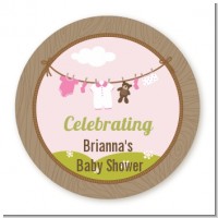 Clothesline It's A Girl - Personalized Baby Shower Table Confetti