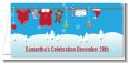 Clothesline Christmas - Personalized Baby Shower Place Cards thumbnail
