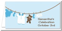 Clothesline It's A Boy - Personalized Baby Shower Place Cards