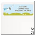 Clothesline It's A Boy - Baby Shower Return Address Labels thumbnail