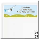 Clothesline It's A Boy - Baby Shower Return Address Labels