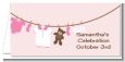Clothesline It's A Girl - Personalized Baby Shower Place Cards thumbnail