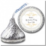 Con-Grad-ulations - Hershey Kiss Graduation Party Sticker Labels