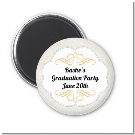 Con-Grad-ulations - Personalized Graduation Party Magnet Favors