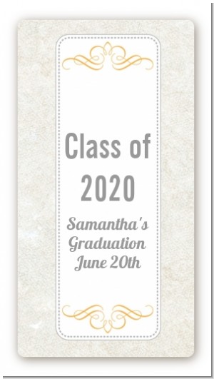 Con-Grad-ulations - Custom Rectangle Graduation Party Sticker/Labels