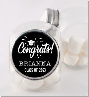 Congrats to the Grad - Personalized Graduation Party Candy Jar