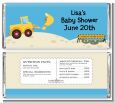 Construction Truck - Personalized Baby Shower Candy Bar Wrappers thumbnail