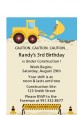 Construction Truck - Birthday Party Petite Invitations thumbnail