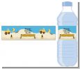Construction Truck - Personalized Baby Shower Water Bottle Labels thumbnail