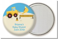 Construction Truck - Personalized Baby Shower Pocket Mirror Favors