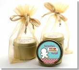 Cookie Exchange - Christmas Gold Tin Candle Favors