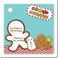 Cookie Exchange - Personalized Christmas Card Stock Favor Tags