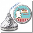 Cookie Exchange - Hershey Kiss Christmas Sticker Labels thumbnail