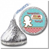 Cookie Exchange - Hershey Kiss Christmas Sticker Labels