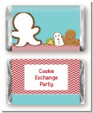 Cookie Exchange - Personalized Christmas Mini Candy Bar Wrappers