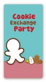 Cookie Exchange - Custom Rectangle Christmas Sticker/Labels