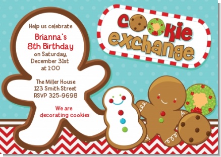 Cookie Exchange - Christmas Invitations
