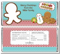 Cookie Exchange - Personalized Christmas Candy Bar Wrappers