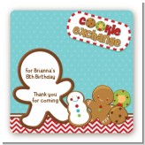 Cookie Exchange - Square Personalized Christmas Sticker Labels