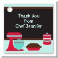 Cooking Class - Personalized Birthday Party Card Stock Favor Tags thumbnail
