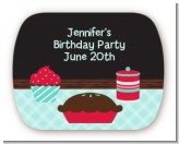 Cooking Class - Personalized Birthday Party Rounded Corner Stickers