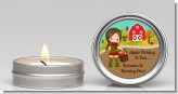 Country Girl Apple Picking - Birthday Party Candle Favors