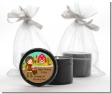 Country Girl Apple Picking - Birthday Party Black Candle Tin Favors