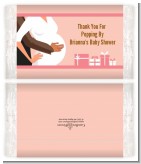 Couple Expecting Girl - Personalized Popcorn Wrapper Baby Shower Favors