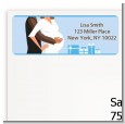 Couple Expecting Boy - Baby Shower Return Address Labels thumbnail