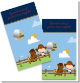 Little Cowboy - Baby Shower Scratch Off Game Tickets