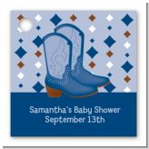 Cowboy Western - Personalized Baby Shower Card Stock Favor Tags